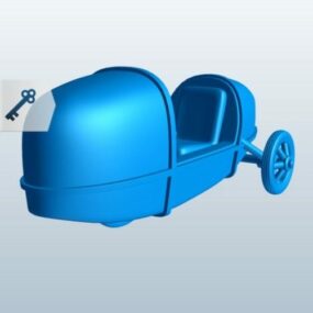 Velomobile Vehicle 3D-malli