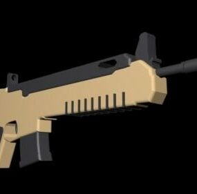 Spy Gear Set Bullpup Gun 3d model