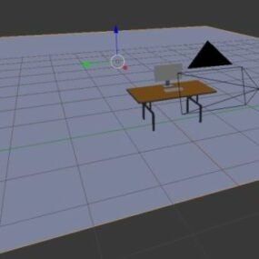 간단한 테이블 디자인 3d 모델