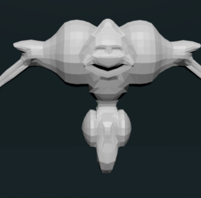 Robot Lowpoly Concept-3D-model