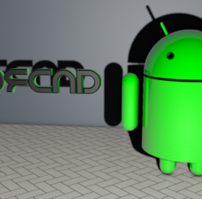 Android Icon V1 3d-malli