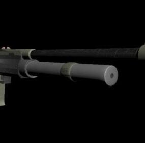 Model 3d Senjata Scifi Gun Futuristik