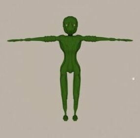 Alien Basic Character 3d model