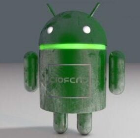 Old Android Robot 3d model