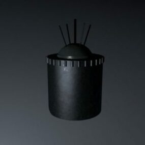 武器対人地雷3Dモデル