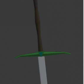 Warrior Sword Lowpoly 3d model
