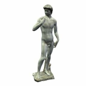大卫雕像3d模型
