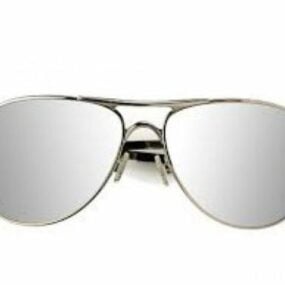 White Glasses 3d model