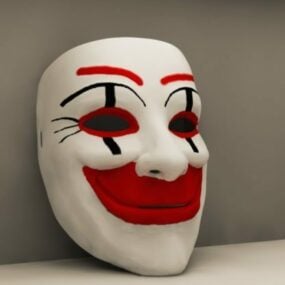Masque Joker V1 modèle 3D