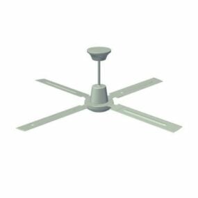 Common Ceiling Fan 3d model