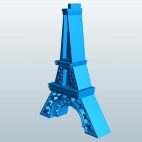Model 3d Mainan Menara Eiffel yang dapat dicetak