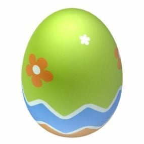 Alien Easter Egg 3d-modell