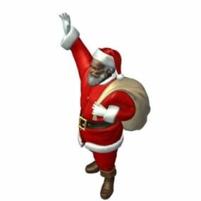 Karaktär Santa Claus 3d-modell