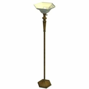 Brass Lamp Column 3d model