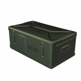 군용 녹색 컨테이너 3d 모델