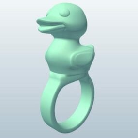 Rubber Duck Ring 3d model