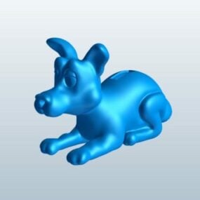 Puppy Sculpture Printable 3d model