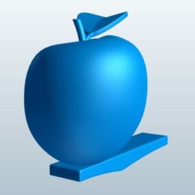 Lowpoly 3д модель печати Apple
