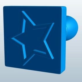 Star Stamp 3d model