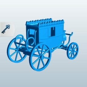 Chariot Vintage modèle 3D