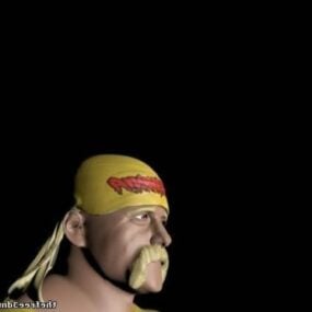 Hulk Hogan Wwe -hahmon 3d-malli
