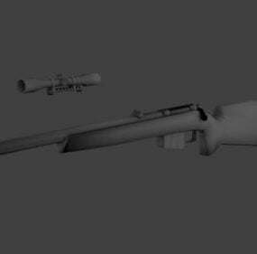 דגם תלת מימד של Sniper Gun עתידני