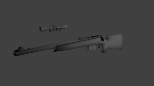 Hunting Rifle Weapon