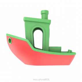 Speelgoedmartelboot 3D-model