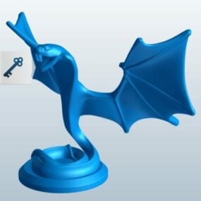 Schlange mit Flügeln 3D-Modell