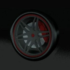 Abs Car Wheel 3d model