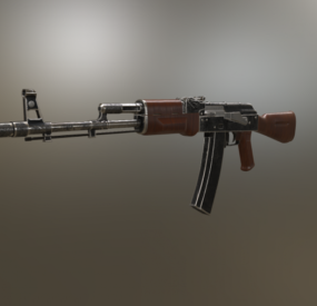 Ak-47 Russia Gun 3d model