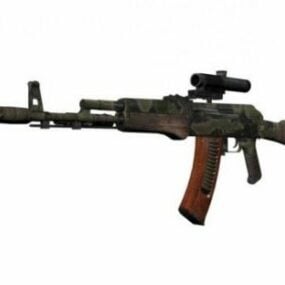 Ak枪武器3d模型