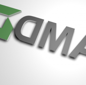 Amd Brand Logo 3d model