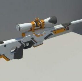 Keskin Nişancı Tüfeği Svds Gücü 3d modeli