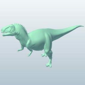 Modello 1d del dinosauro Abelisaurus V3