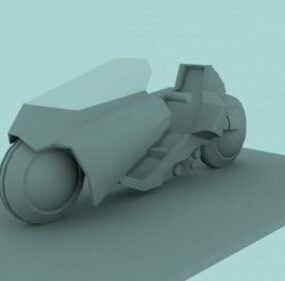 SF未来的なオートバイの3Dモデル