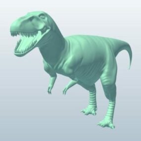 Modello 3d del dinosauro Albertosaurus