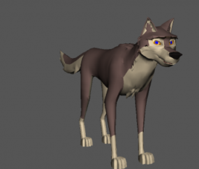 Aleu Loup modèle 3D