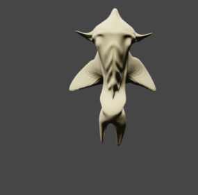 Uzaylı canavar karakter Rigged 3d modeli