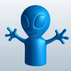 3d модель дитячого бюста інопланетянина
