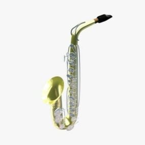 Model 3d Instrumen Saksofon Alto