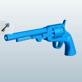 Civil War Pistol 3d-modell