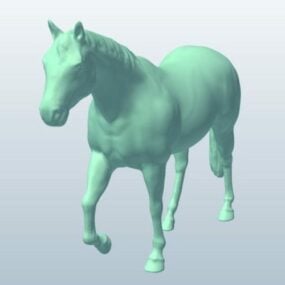 Quarter Horse 3d-modell