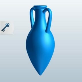 گلدان آمفورا مدل سه بعدی
