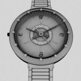 Model 3d Jam Tangan Analog
