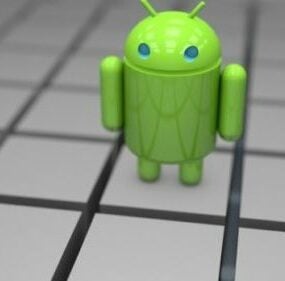 Mô hình 3d biểu tượng Robot Android