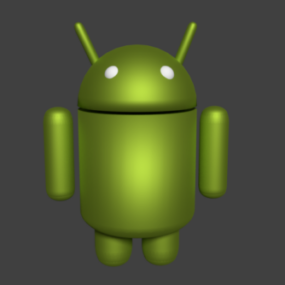 Android Simge Robotu 3D modeli