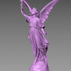 3d модель скульптури ангела
