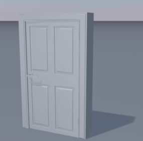 Home Door Animated 3d model
