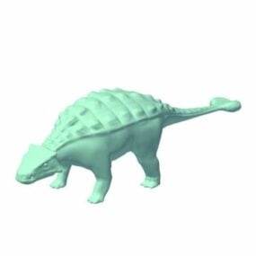 Model 3d Dinosaurus Ankylosaurus Prasejarah